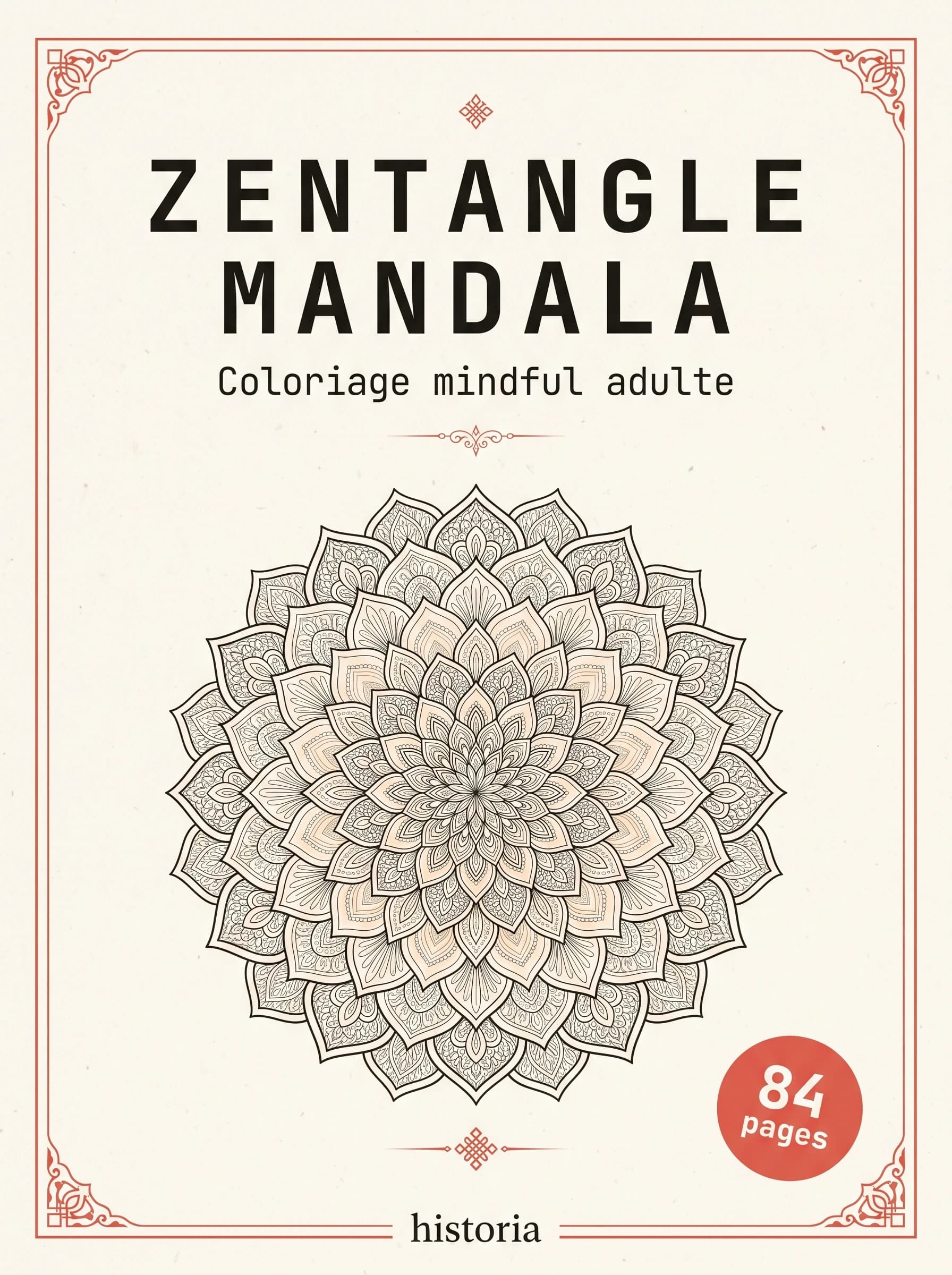 Zentangle Mandala — couverture